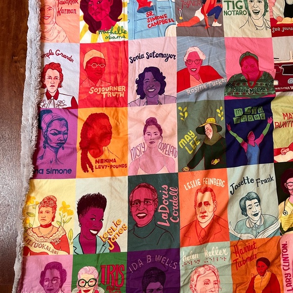 Badass Babes Julie Van Grol & Abbey’s House Large Adult Cuddle Minky Blanket - Picture 10 of 11